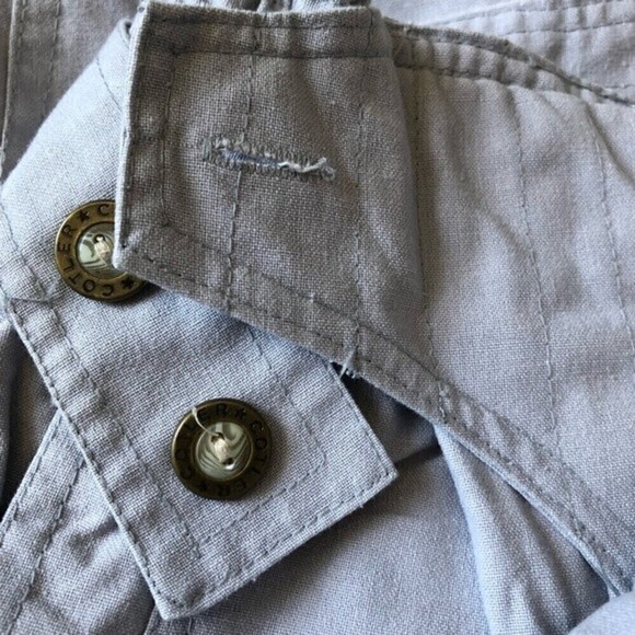 80s Deadstock Expedition Cotler Cargo Pants Light Gray Unisex Enforce 31x32 - Picture 7 of 16